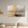 Art Remedy Tree of Golden Leaves Colorful Tree Art Unframed - 2 of 4