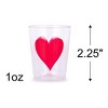ArtCreativity Casino Themed 1 Oz Plastic Shot Glasses (Pack of 24) - 4 of 4