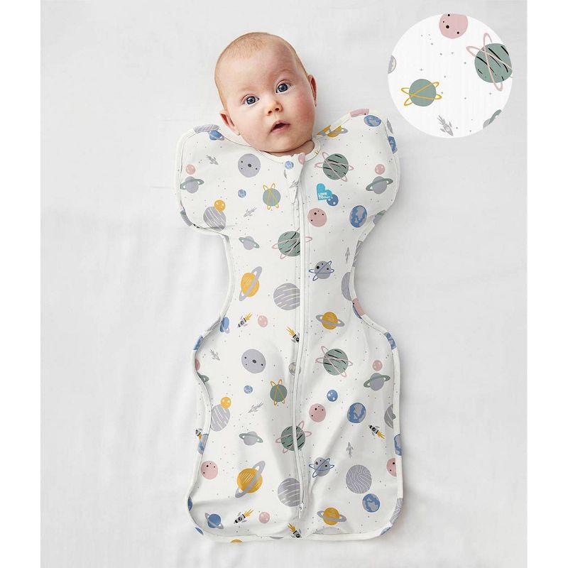 Love to Dream Designer Collection Adaptive Swaddle Wrap - Lite Space White, 3 of 6