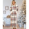 ADR Women's Zip Up Robe Fleece Soft Warm Plush Oversized Zipper Bathrobe - 2 of 4