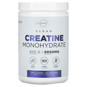 TypeZero Clean, Creatine Monohydrate, Unflavored, 5,000 mg, 17.6 oz (500 g) - 1 of 4