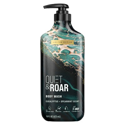 Quiet & Roar Limited Edition Body Wash - Eucalyptus Spearmint - 16 fl oz