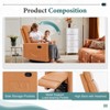 Aukfa Swivel Recliner Glider Chair, High-Back Upholstered Deep Seat w/ XL Footrest for Nursery & Living Room - 2 of 4