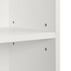 8-Tier Media Tower Rack Bookcase Display Bookshelf, Slim Storage Cabinet With Adjustable Shelves For Home Office, White - 4 of 4