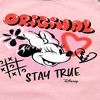 Girls' - Disney - Minnie Mouse Original Stay True Shirt Tail Raglan Graphic T-shirt - 2 of 3