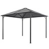 vidaXL Gazebo Anthracite Aluminum and Steel Large UV-resistant materials - 2 of 4