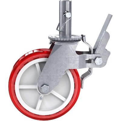 Bon Tool 14-282 Scaffold Caster - 8-inch Diameter - 1 3/8-inch Stem