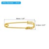 Unique Bargains Large Metal Sturdy Sewing Safety Pins for Blankets 50 Pcs - 2 of 4