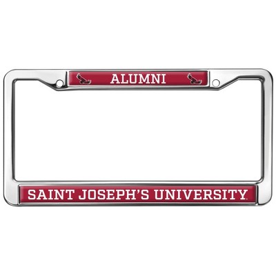 Saint Joseph's University Alumni Full Size Standard License Plate Metal Frame