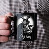 Krampus Spooky Portrait Personalized Mug Horror Villain Theme Halloween Gift with Custom Name Black 12oz - 4 of 4
