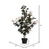 Vickerman 45" Artificial Rose Plant in Pot - 3 of 4