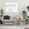 Stupell Industries Minimal Dogs Doodle Canvas Wall Art - 2 of 4