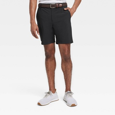 Mens black sales golf shorts