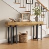 Hommoo Industrial Narrow Console Table with Metal Legs - 3 of 4
