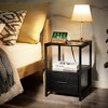 VECELO Nightstand with USB Ports and Outlets, Bedside Tables  with Storage & Drawers for Bedroom, Living Room - 3 of 4
