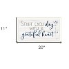 HomeRoots Grateful Heart White Framed Print Wall Art - 3 of 3