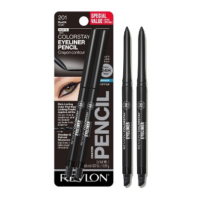 Revlon ColorStay Waterproof Eyeliner with Built-in Smudger - 0.02oz/2ct