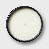 Glass Susurros Del Fuego Jar Candle Black 11.5oz - 4 of 4
