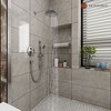 Mondawe 9 Inch 2-functions Wall Mounted Rainfall Shower Body Round Top Spray System with Handheld - 3 of 4