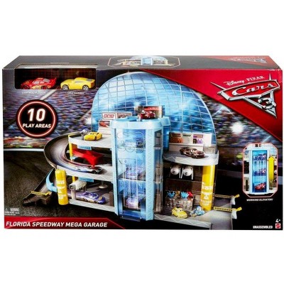 disney pixar cars garage playset