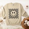 Simply Sage Market Halloween Bat Smiley Face Sweatshirt - 3 of 4