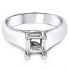 Pompeii3 Solitaire Cathedral Ring 14K White Gold - 3 of 4