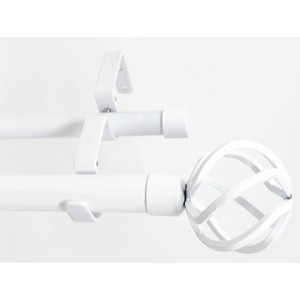 Urbanest Zeffoli Manhattan 1-inch 3-4 inch Double Drapery Curtain Window Rod Set - 1 of 4