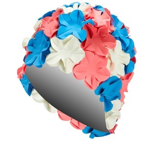 Sporti Flower Swim Cap - 1 of 4