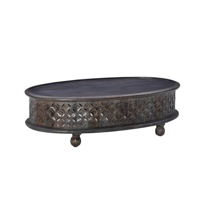 Lainey Oval Coffee Table - Linon