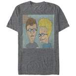 Men's Beavis and Butt-Head Nerd Glasses T-Shirt