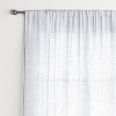 Image of 2pk 42"x63" Light Filtering Window Curtain Panels White - Room Essentials™