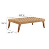 Modway Thames Outdoor Patio Wicker Outdoor Patio Rattan Coffee Table - 2 of 4