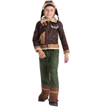 Dress Up America Aviator Fighter Pilot Costume for Kids