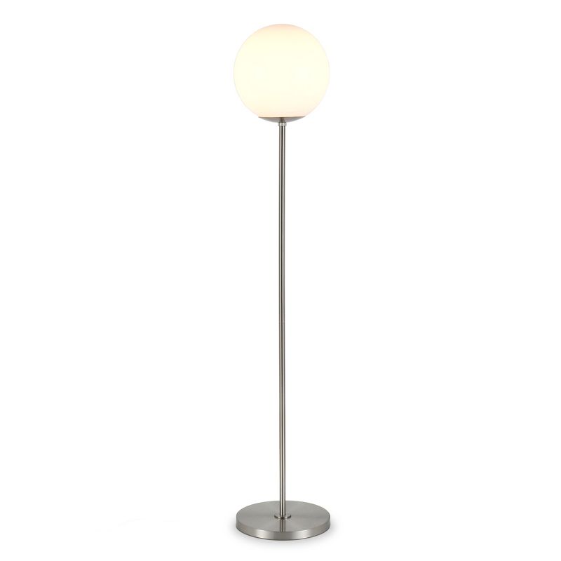 Hampton & Thyme Globe and Stem Floor Lamp with Plastic Shade, 4 of 13