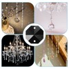 Unique Bargains Hanging Ornament DIY Craft Prisms 2 Holes Octagon Suncatchers 0.55" 100 Pcs - 4 of 4