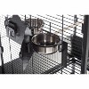 Prevue Pet Products 3352BLK Park Plaza Bird Cage, Black Hammerstone, Large - 4 of 4