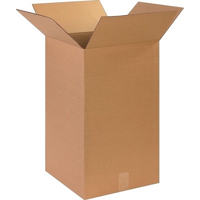 The Packaging Wholesalers 14" x 14" x 24" Shipping Boxes 32 ECT Brown 20/Bundle (BS141424)