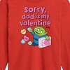 Boys' - Toy Story - Sorry Dad My Valentine Long Sleeve Graphic T-Shirt - 2 of 4