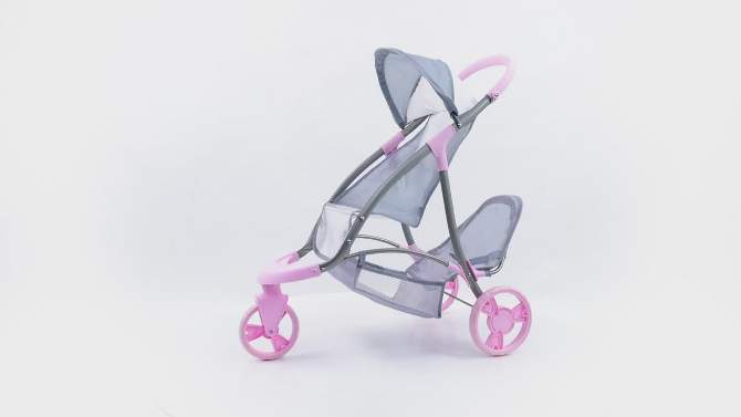 Perfectly Cute Double Stroller for Baby Dolls, 2 of 6, play video
