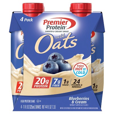 Premier Protein Shake - Oats, Blueberries & Cream - 4pk/44 fl oz