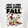 Women's - Peanuts - Just A Mom Who Loves Fall Cropped Graphic T-Shirt - 2 of 4