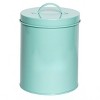 Park Life Designs 46 fl oz Jasper Treat Tin Dog Food Storage - Aqua Blue - 2 of 4