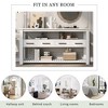 NicBex Modern Console Table with Storage,Functional Design Entryway Table,Sofa Table for Living Room,Hallway,Entryway,Study - 4 of 4