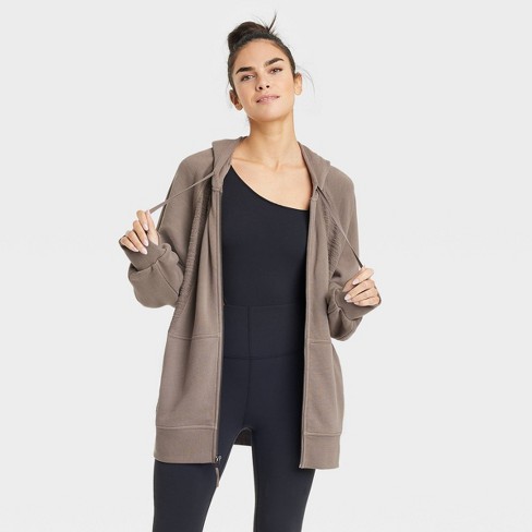 Women's Full Zip Hoodie - Joylab™ Dark Gray Xxl : Target