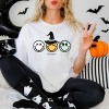 S.W.Smiley Skeleton Witchy Monster - Women's Garment Dyed Graphic T-Shirt - 2 of 4