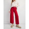 Women's Soft Stretch High Waisted Twill Pant - Easel - 2 of 3