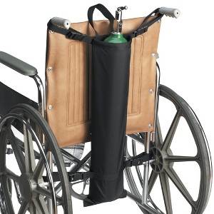 Skil-Care Oxygen Tank Cylinder Holder with Wheelchair Straps, 1 Count - 1 of 3
