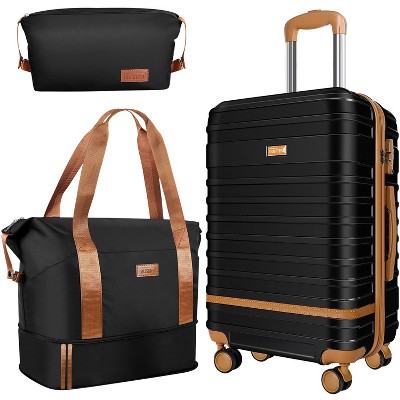 Musment Luggage Sets 3 Piece Carry-on Suitcases with Wheels, TSA Lock for Men Women