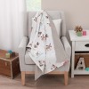Little Love by NoJo Camping White, Gray, and Orange Moose, Tents, and Fishing Super Soft Baby Blanket - 4 of 4