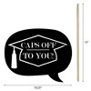 Big Dot of Happiness Funny Graduation Cheers - Graduation Party Photo Booth Props Kit - 10 Piece - 3 of 4